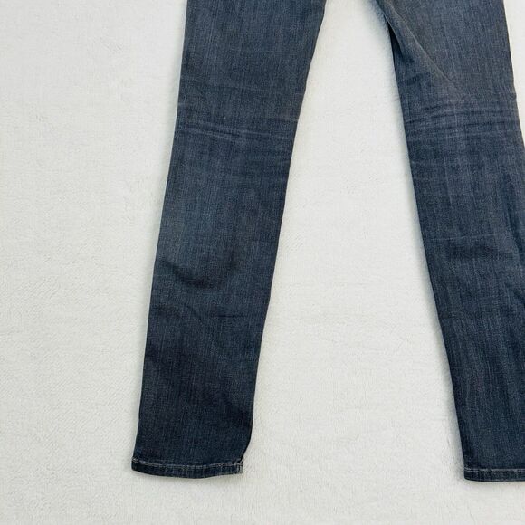 Hudson Skinny Jeans 25 Collin Rear Flap Gray Acid Wash Low Rise Button Fly - Picture 12 of 16